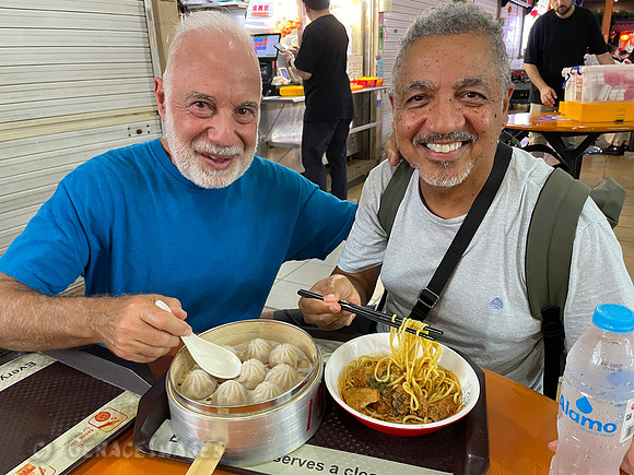 Xiao Long Bao dumplings and Nasi Laksa soup.