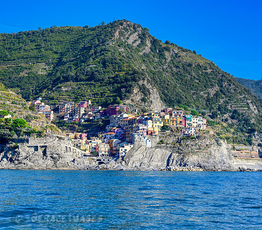 Manarola from the sea.