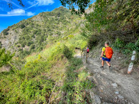Vernazza to Corniglia trail.