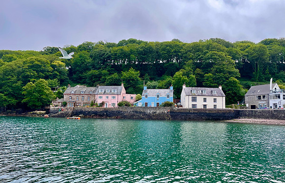 The nearby picturesque harbor town of Dale in Pembrokeshire.