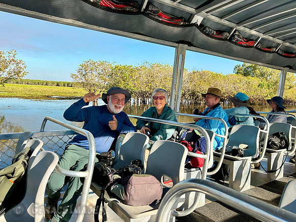 We did both a late afternoon and a very early morning boat cruise on the East Alligator RIver...