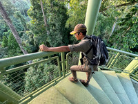 Our bird guide Rahman while in Sepilok and on the Kinabatangan river.