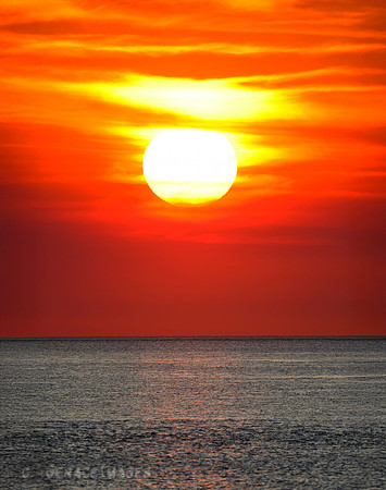 Sunset at Mindl Beach