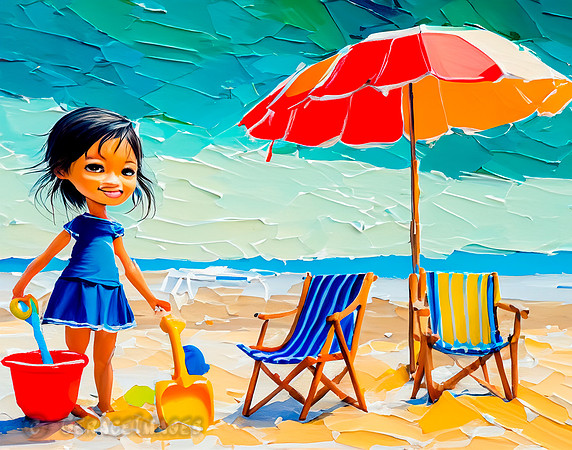 Kids at the Beach Collection #24