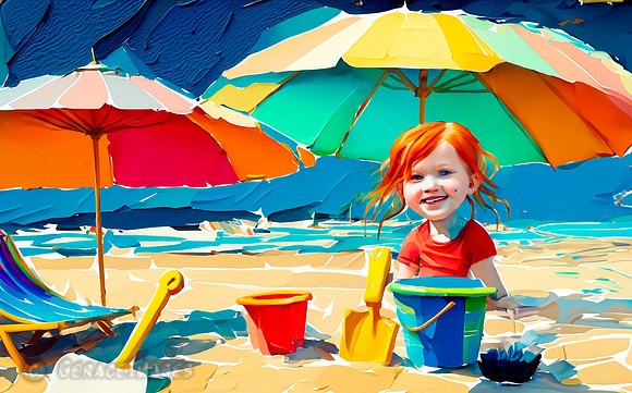 Kids at the Beach Collection #6