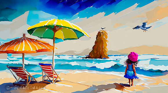 Kids at the Beach Collection #4
