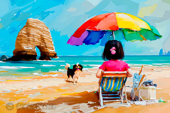 Kids at the Beach Collection #7