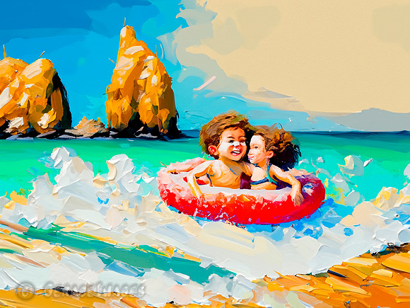 Kids In Inner Tubes Collection #1