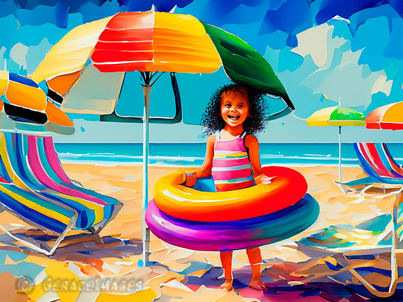 Kids In Inner Tubes Collection #3
