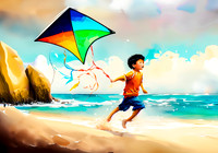 Kids With Kites Collection #1