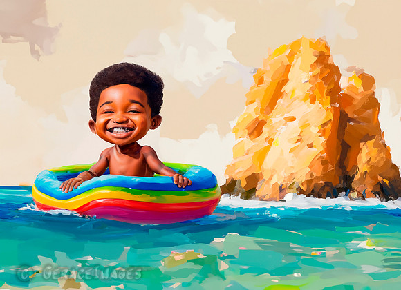 Kids In Inner Tubes Collection #7