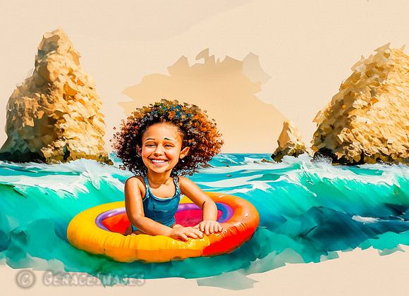 Kids In Inner Tubes Collection #4