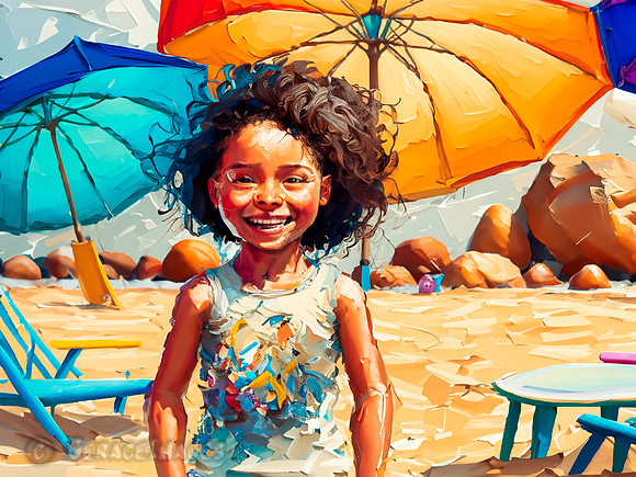 Kids at the Beach Collection #33