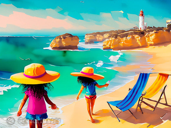 Kids at the Beach Collection #1