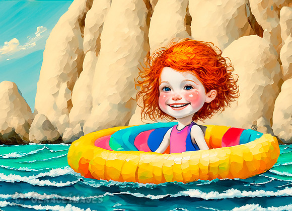Kids In Inner Tubes Collection #5