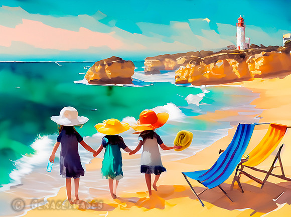 Kids at the Beach Collection #2