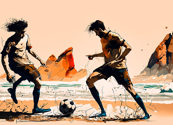Soccer at the Beach Collection #2