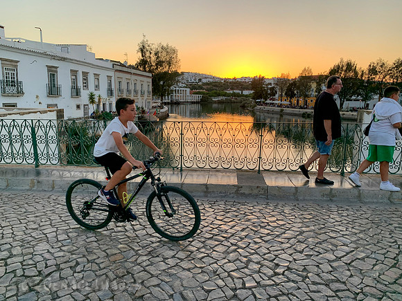 Sunset at the Roman Bridge