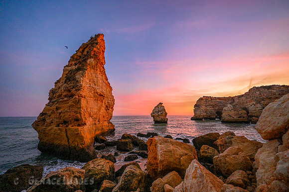 Sunset at Praia Marinha