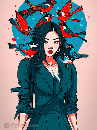 Birds & Fashion Collection #10