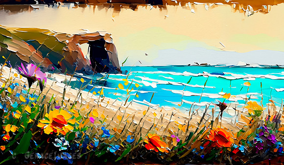 Wildflowers on a Beach Collection #3