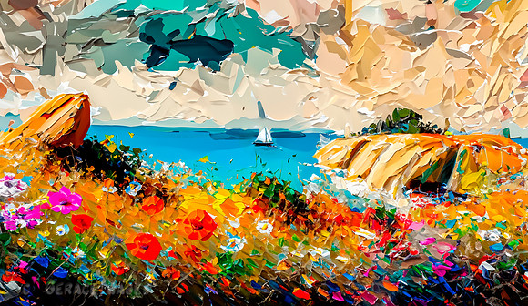 Wildflowers on a Beach Collection #4