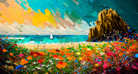 Wildflowers on a Beach Collection #2