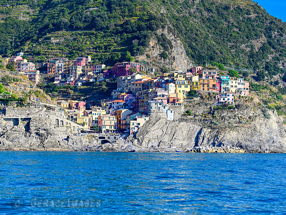 Manarola from the sea.