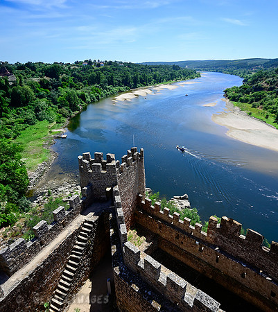 Almourol Castle, 30 minutes from Tomar.