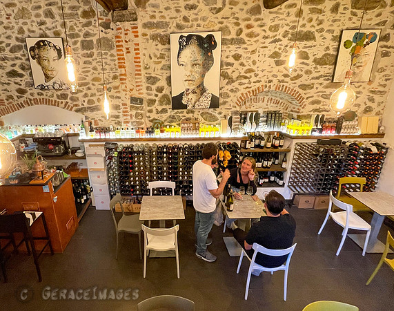 Vernazza wine tasting.