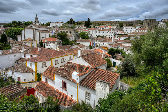 Obidos Town inside of the castle.