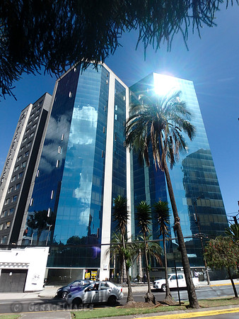 Modern buildings in northern Quito.