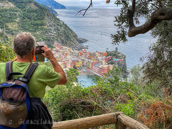 Vernazza from the lookout point.