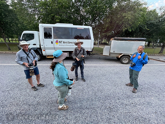 Bird Photography 8 day tour by NT Birding Specialists. Group lead by Luke Paterson.