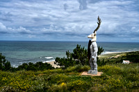 Escultura Veado Surfista